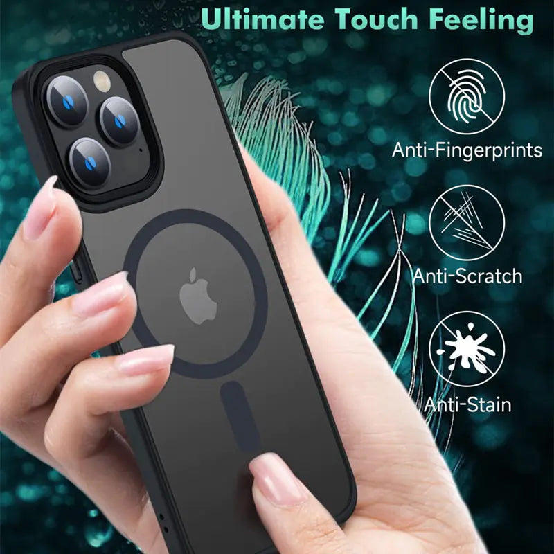 Magnetic Wireless Charging Case for iPhone 11-14 Pro Max